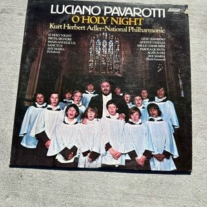 Luciano Pavarotti O Holy Night Vinyl Record